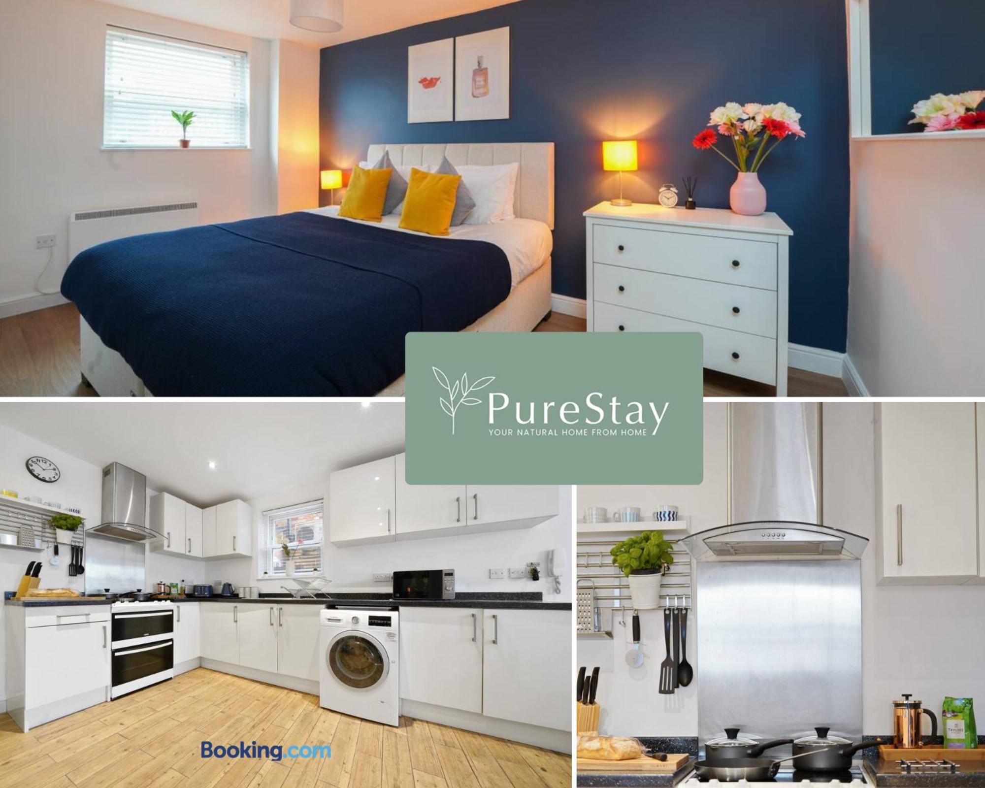 PureStay Luxury: Two-Bed Leamington Apartment Exterior photo